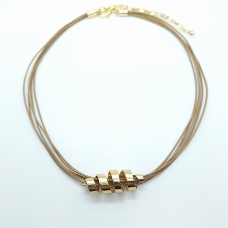 AIGLI faux bijoux jewels kallirroi gr κολιέ επίχρυσο