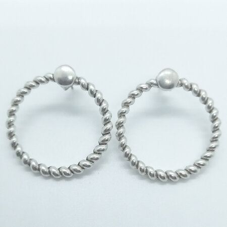 FAIDRA jewels kallirroi gr faux bijoux σκουλαρίκια επάργυρα κρίκοι