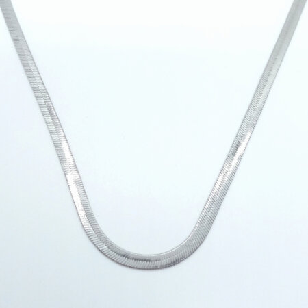 MARPI jewels kallirroi gr faux bijoux κολιέ αλυσίδας φιδιού επάργυρο