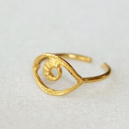 SPONDI jewels kallirroi gr faux bijoux γυναικεία χειροποίητα κοσμήματα δαχτυλίδι επίχρυσο