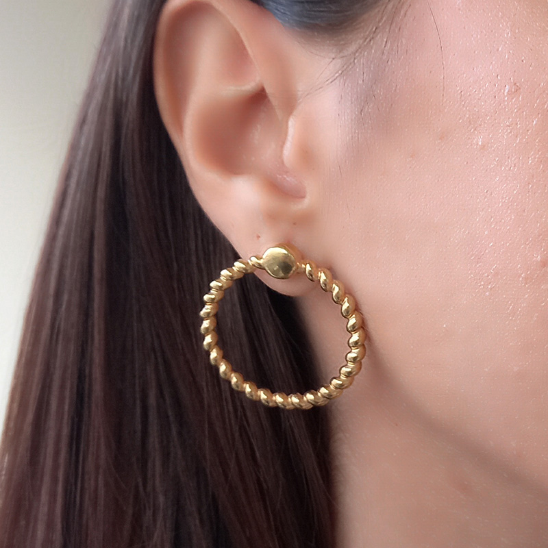 ZOI jewels kallirroi gr faux bijoux γυναικεία κοσμήματα σκουλαρίκια χρυσού χρώματος κρίκοι