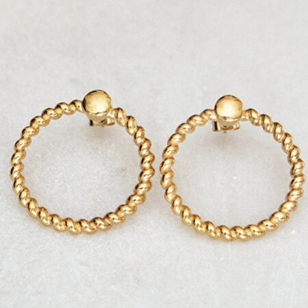 ZOI jewels kallirroi gr faux bijoux γυναικεία χειροποίητα κοσμήματα σκουλαρίκια κρίκοι επίχρυσα hoops