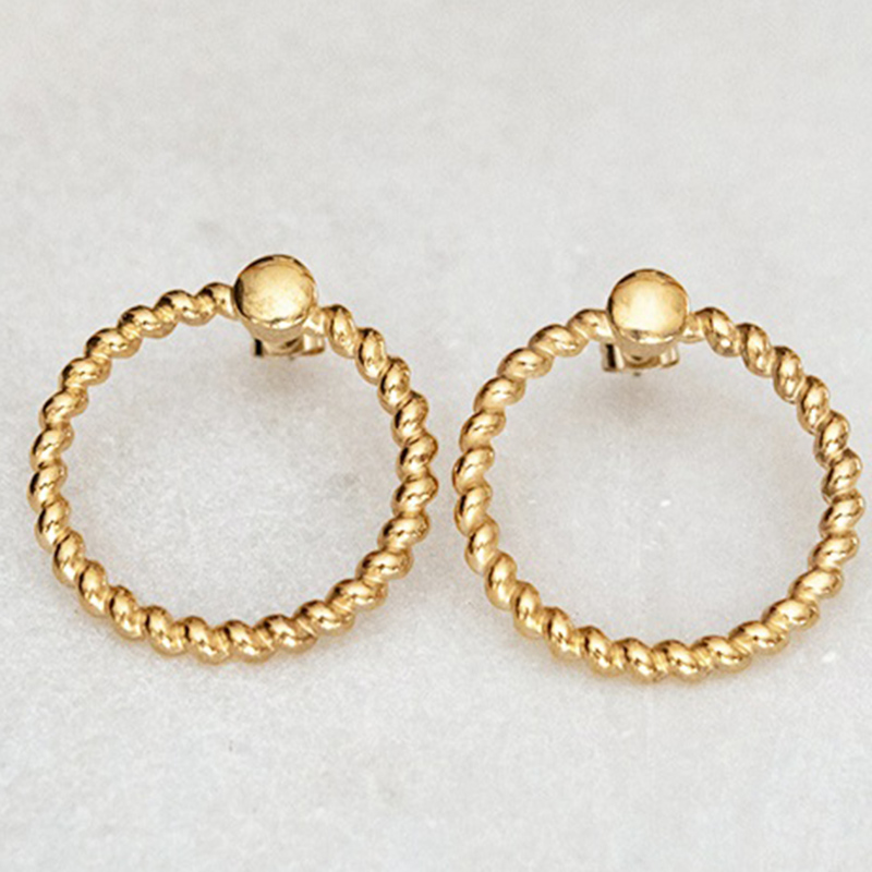 ZOI jewels kallirroi gr faux bijoux γυναικεία χειροποίητα κοσμήματα σκουλαρίκια κρίκοι επίχρυσα hoops