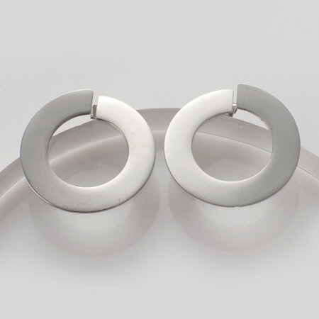 hoops faux bijoux σκουλαρίκια γυναικεία επίχρυσα ασημί κλασσικού κρίκου μεγάλα στρογγυλά ethnic κομψά κοσμήματα