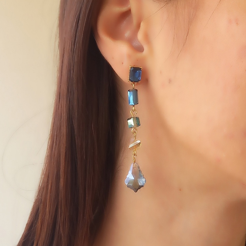 kallirroi.gr faux bijoux accesories σκουλαρίκια κρεμαστά μακρια ροζ αξεσουάρ πειραιάς κοσμήματα piraeus kallirroi jewels