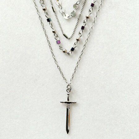 IFINOI κολιέ τετραπλής σειράς