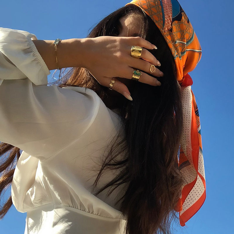 κοσμήματα φο μπιζού faux bijoux ατσάλι πράσινη πέτρα επίχρυσο ορείχαλκος