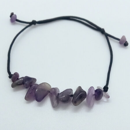 DOMNA jewels kallirroi gr faux bijoux handmade χειροποίητο κόσμημα μακραμέ βραχιόλι χεριού αμέθυστος