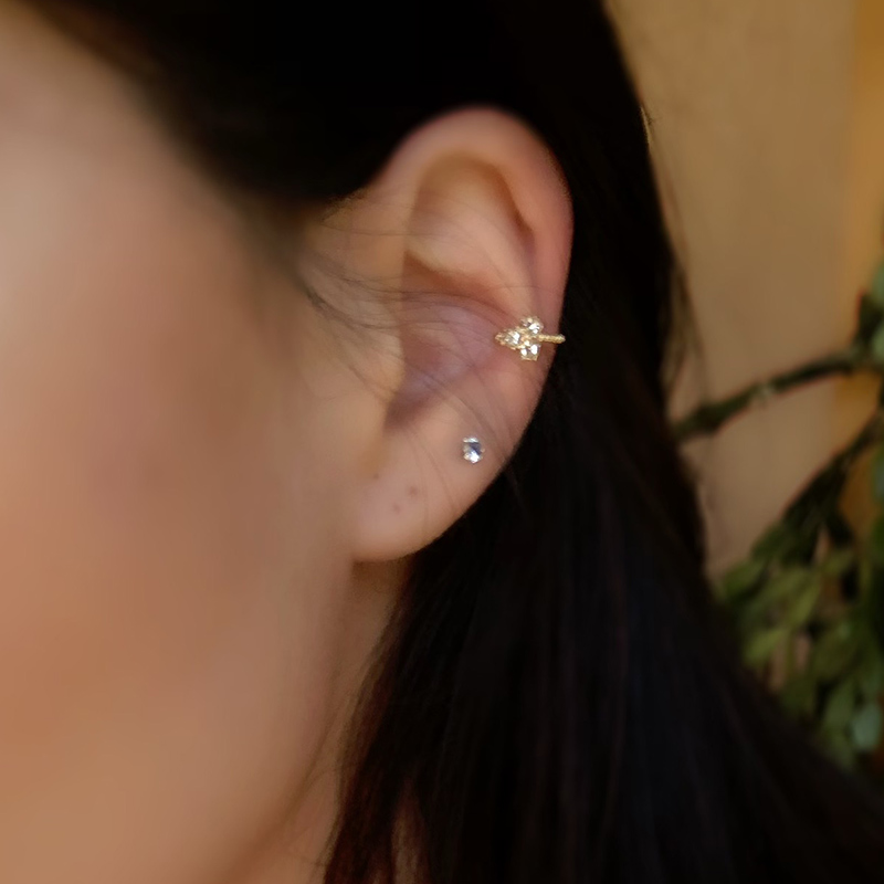 καλλιρρόη χειροποίητο κόσμημα σκουλαρίκια χρυσά earcuffs kallirroi.gr faux bijoux on line2