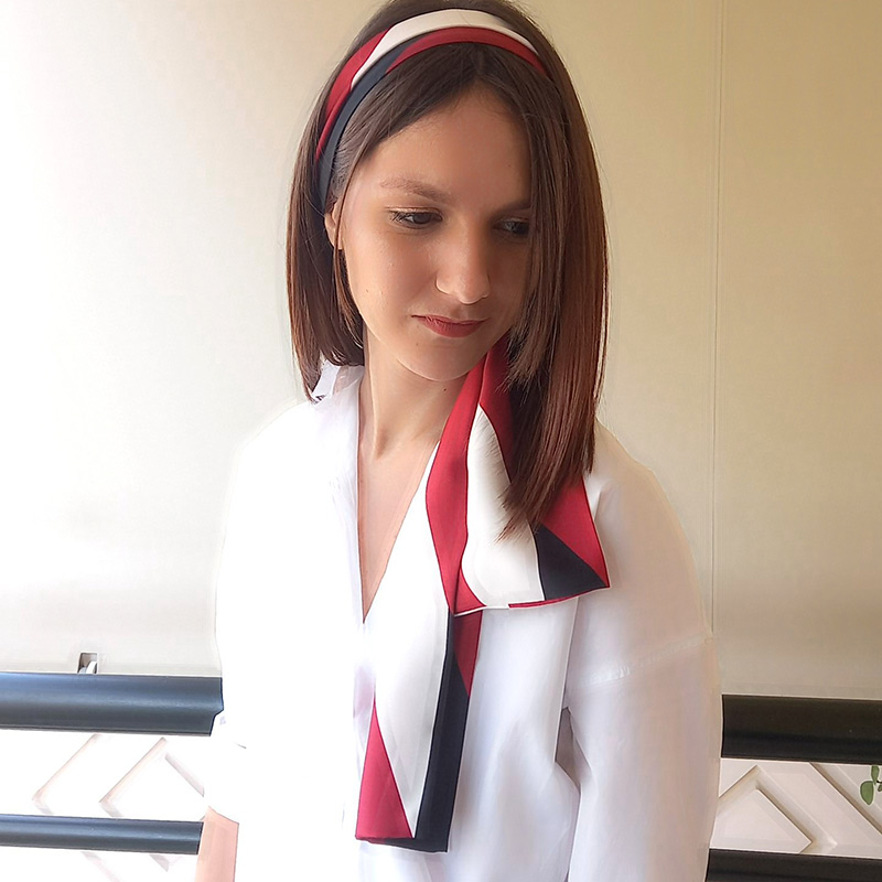 G717 accesories kallirroi gr Scrunchie μαλλιών κορδέλα