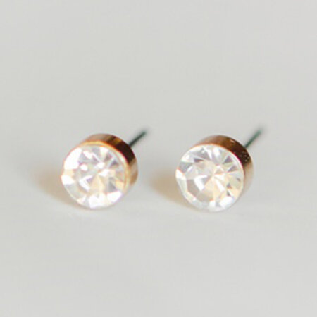 LIS jewels kallirroi gr faux bijoux σκουλαρίκια επίχρυσα λευκό strass