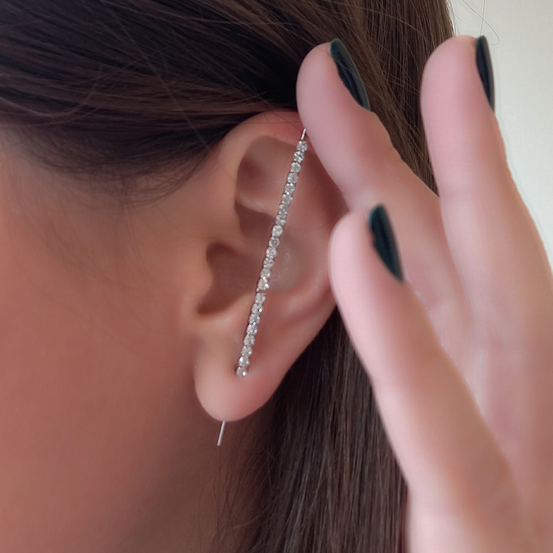 BELLINA jewels kallirroi gr faux bijoux γυναικεία χειροποίητα κοσμήματα σκουλαρίκια Hook crawler earrings modern