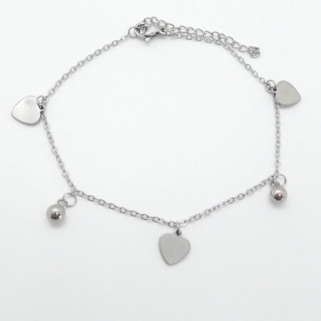 SERIFOS jewels kallirroi gr faux bijoux γυναικεία χειροποίητα κοσμήματα αλυσίδα ποδιού ατσάλινη ασημί