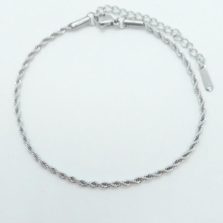 TINOS jewels kallirroi gr faux bijoux γυναικεία χειροποίητα κοσμήματα αλυσίδα ποδιού ατσάλινη ασημί