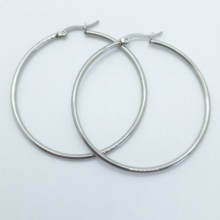 EMMA jewels kallirroi gr faux bijoux γυναικεία χειροποίητα κοσμήματα σκουλαρίκια ατσάλινα κρίκοι