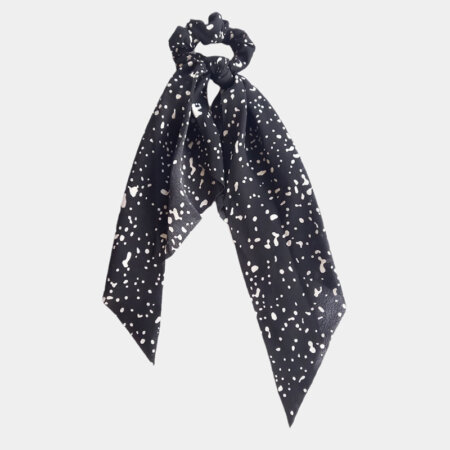 G717 jewels kallirroi gr faux bijoux γυναικεία αξεσουάρ Scrunchie μαλλιών μαύρο άσπρο