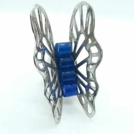 FLEUR jewels kallirroi gr faux bijoux γυναικεία χειροποίητα κοσμήματα δαχτυλίδι ασημένιο 925 γνήσιο χειροποιήτη πεταλούδα κοσμήματα καλλιθέα