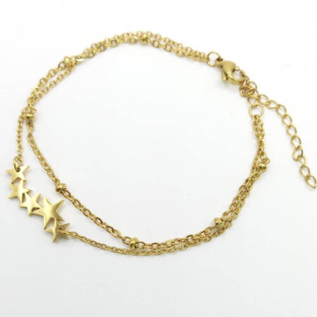 DIKTYNA jewels kallirroi gr faux bijoux γυναικεία χειροποίητα φθηνά εντυπωσιακά κοσμήματα βραχιόλι αστέρι χεριού χρυσό ατσάλινο φο μπιζού καλλιθέα