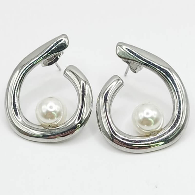 KLELIA jewels kallirroi gr faux bijoux γυναικεία χειροποίητα κοσμήματα σκουλαρίκια ασημί εντυπωσιακά ατσάλινα φθηνά φο μπιζού πέρλας Καλλιθέα