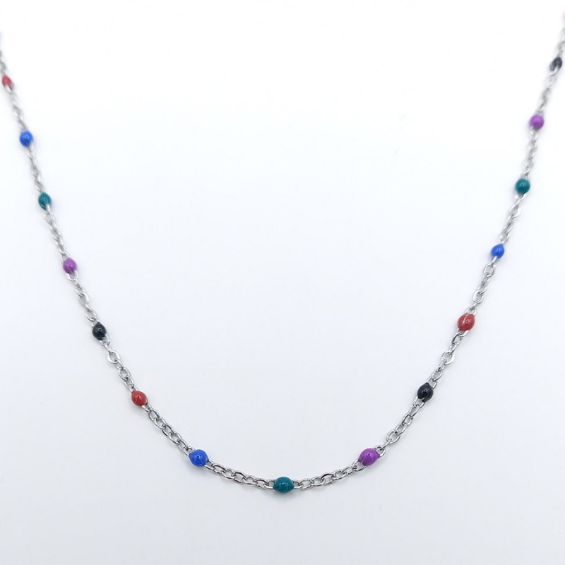 FENIA jewels kallirroi gr faux bijoux γυναικεία χειροποίητα περίεργα κοσμήματα κολιέ ατσάλινο ασημί αλυσίδας σμάλτου φο μπιζού καλλιθέα