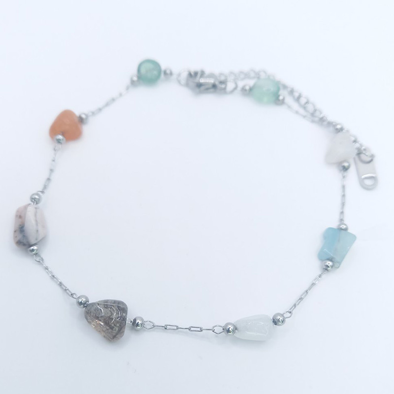 KASTELORIZO jewels kallirroi gr faux bijoux γυναικεία χειροποίητα κοσμήματα αλυσίδα ποδιού ατσάλι φο μπιζού καλλιθέα