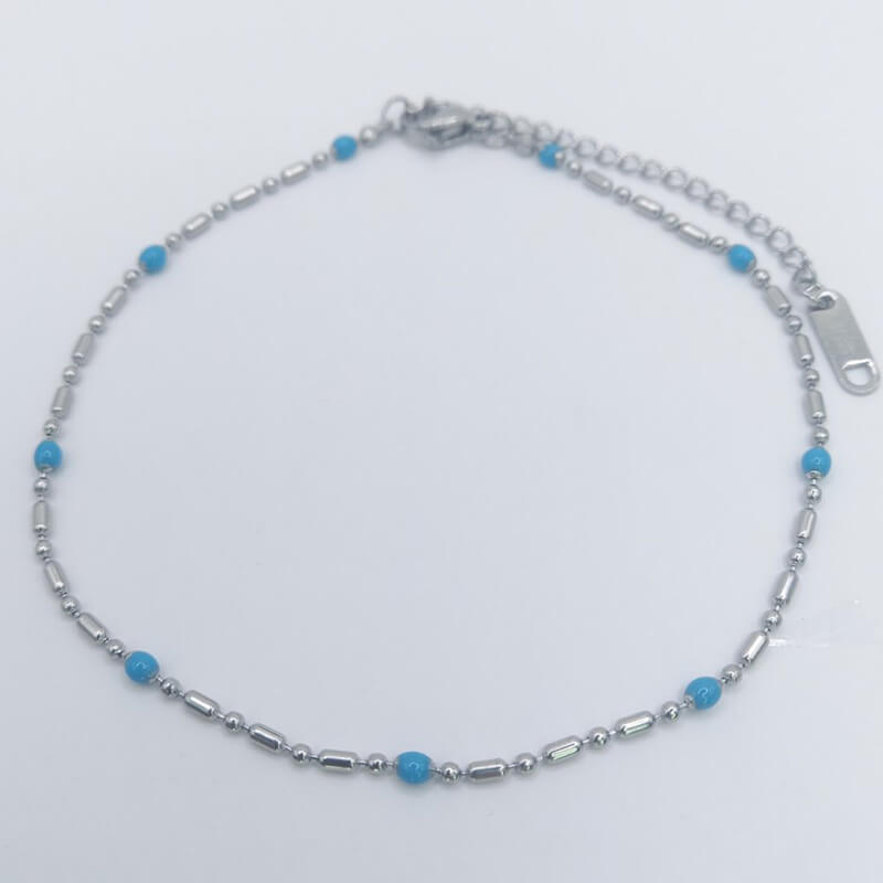 KIMOLOS jewels kallirroi gr faux bijoux γυναικεία χειροποίητα κοσμήματα αλυσίδα ποδιού ατσάλι φο μπιζού καλλιθέα