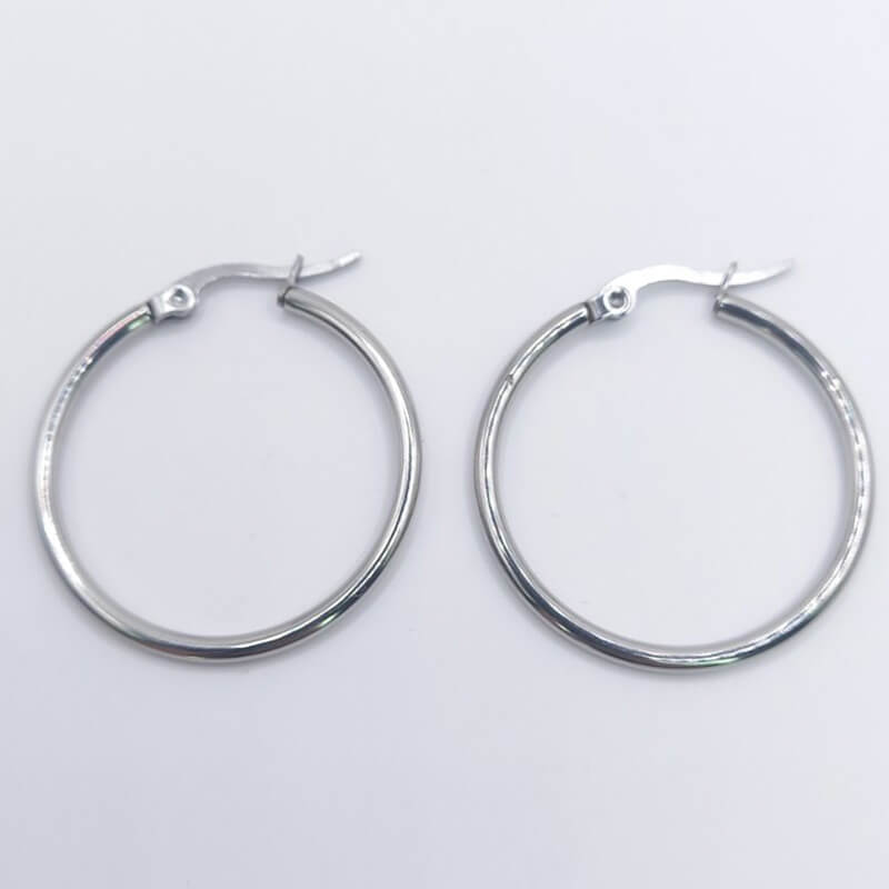 ATTIVO jewels kallirroi gr faux bijoux γυναικεία χειροποίητα κοσμήματα σκουλαρίκια φθηνά κρίκοι ατσάλινοι επάργυροι φο μπιζού καλλιθέα