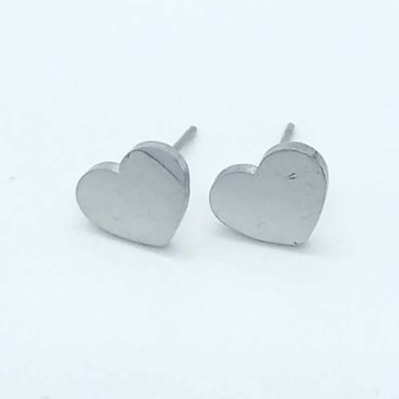 HEARTY jewels kallirroi gr faux bijoux γυναικεία χειροποίητα κοσμήματα σκουλαρίκια φθηνά καρδιά εντυπωσιακά ατσάλινα φο μπιζού καλλιθέα