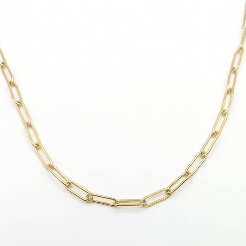 KREOUSA jewels kallirroi gr faux bijoux γυναικεία χειροποίητα κοσμήματα κολιέ ατσάλινο αλυσίδα κλασσική επίχρυση εντυπωσιακό κλασικό κόσμημα καλλιθέα