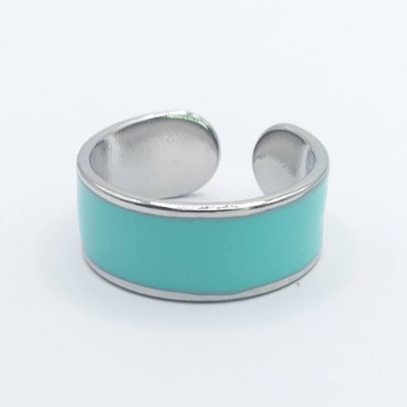 ZINNIA jewels kallirroi gr faux bijoux γυναικεία χειροποίητα κοσμήματα δαχτυλίδι ατσάλινο ασημί φο μπιζού καλλιθέα