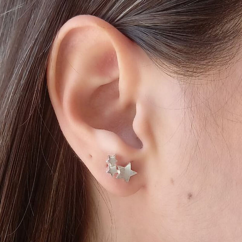 ETOILE jewels kallirroi gr faux bijoux γυναικεία χειροποίητα φθηνά εντυπωσιακά κοσμήματα σκουλαρίκια αστέρι ασήμι 925 κοσμήματα καλλιθέα