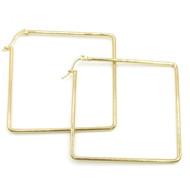 OTRIRI jewels kallirroi gr faux bijoux γυναικεία χειροποίητα κοσμήματα σκουλαρίκια τετράγωνοι επίχρυσοι κρίκοι boho paxena φο μπιζού καλλιθέα on line