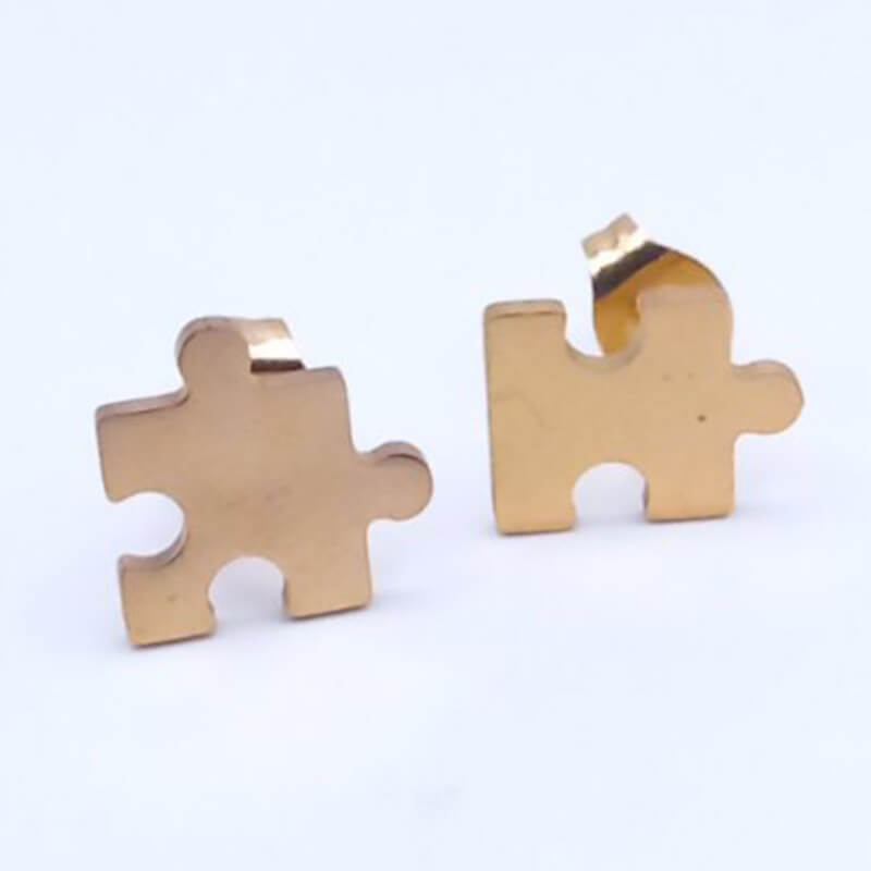 PUZZLE jewels kallirroi gr faux bijoux γυναικεία χειροποίητα φθηνά εντυπωσιακά κοσμήματα σκουλαρίκια περίεργα ατσάλινα κοσμήματα καλλιθέα
