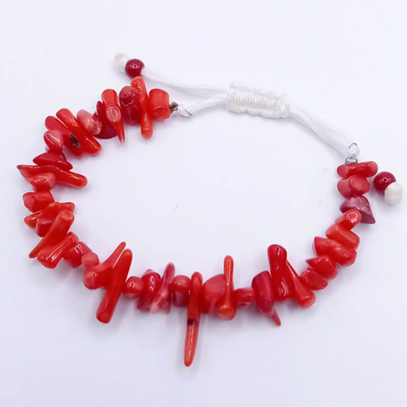 THEMIS jewels kallirroi gr faux bijoux γυναικεία χειροποίητα φθηνά εντυπωσιακά κοσμήματα βραχιόλι χεριού μακραμέ κοράλι κόσμημα καλλιθέα